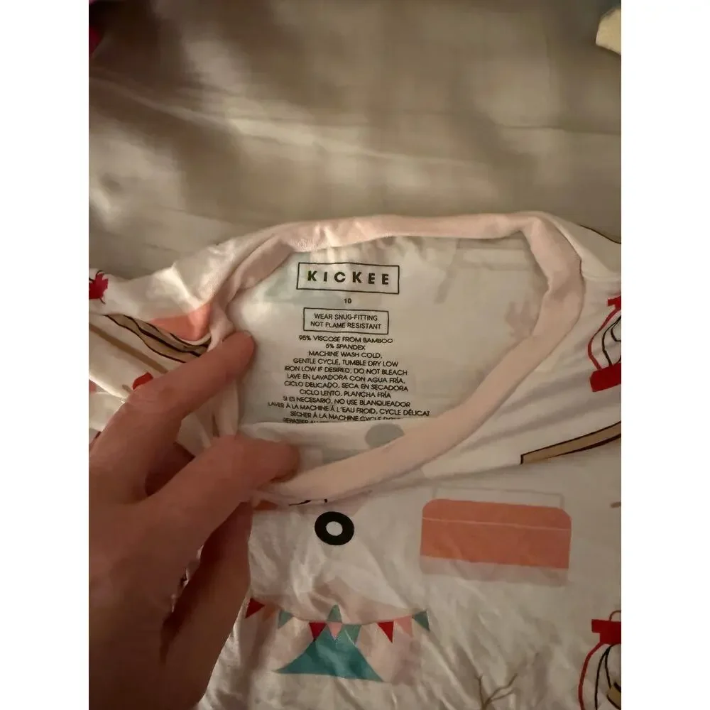 Kickee Pants Camping pajamas size 10
